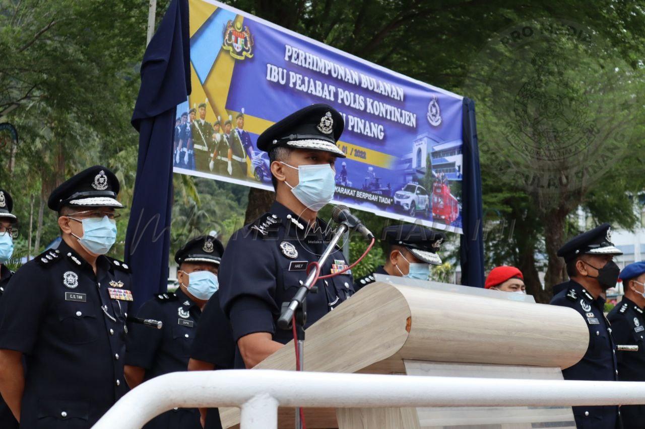 Polis P.Pinang buka 171 kertas siasatan tatatertib