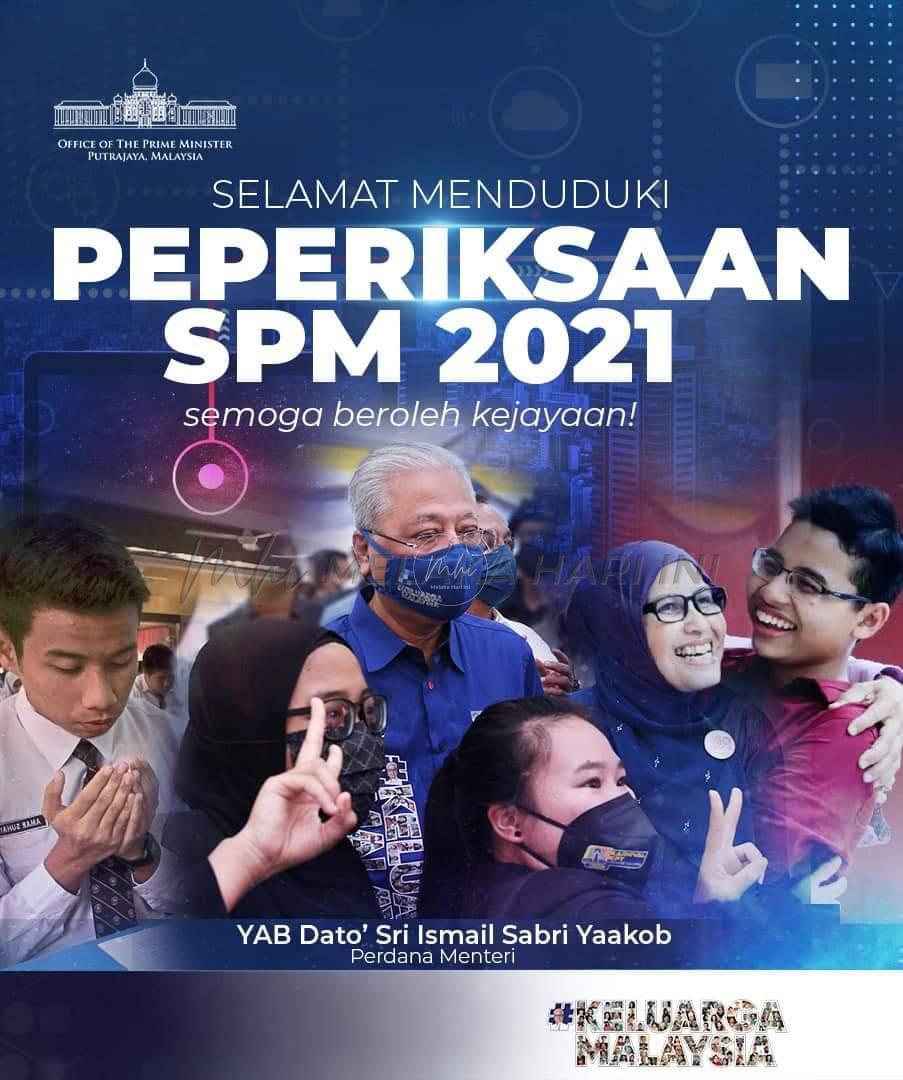 PM Ucap Selamat Maju Jaya Kepada Calon SPM