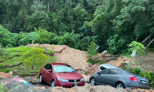 Runtuhan cerun di Taman Bukit Berlian diisytiharkan kawasan bencana