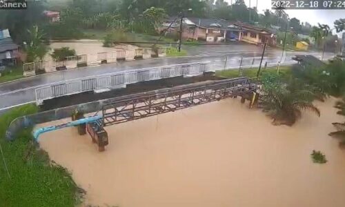 Paras air di beberapa sungai di Terengganu meningkat