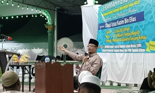 500 sambut Maal Hijrah, dengar ceramah Ustaz Kazim