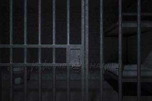 Dark jail cell