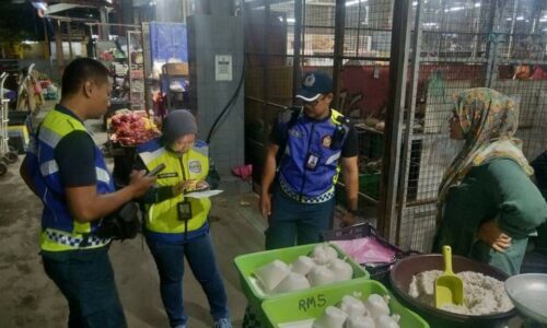 Op Pasar Borong, MPHTJ keluar enam kompaun