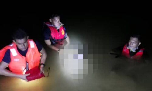 Mayat warga emas ditemui terapung di Tasik Biru Chin Chin