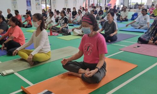 Sambutan Hari Yoga di Melaka meriah