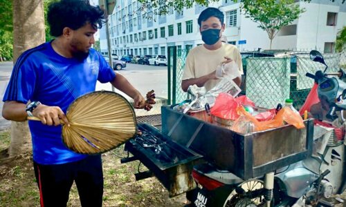 Sate motosikal warisan arwah ayah