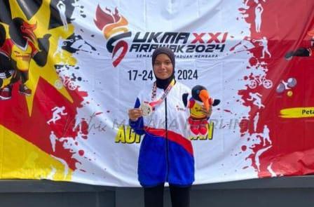 Saidatul Ummairah sumbang Melaka pingat kedua acara Petanque