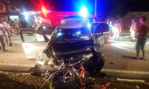 TERLELAP PUNCA MYVI ‘TERJUN’ JAMBATAN