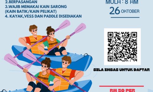 JOM SERTAI PERTANDINGAN KAYAK @SUNGAI MELAKA