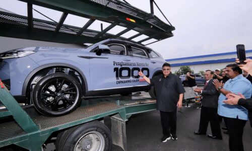 1,000 KERETA CEKAP TENAGA ‘LAHIR’ DI MELAKA