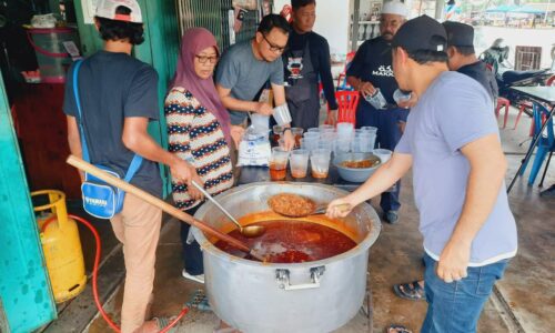 ASAM PEDAS TETEL PENGGANTI BUBUR LAMBUK 